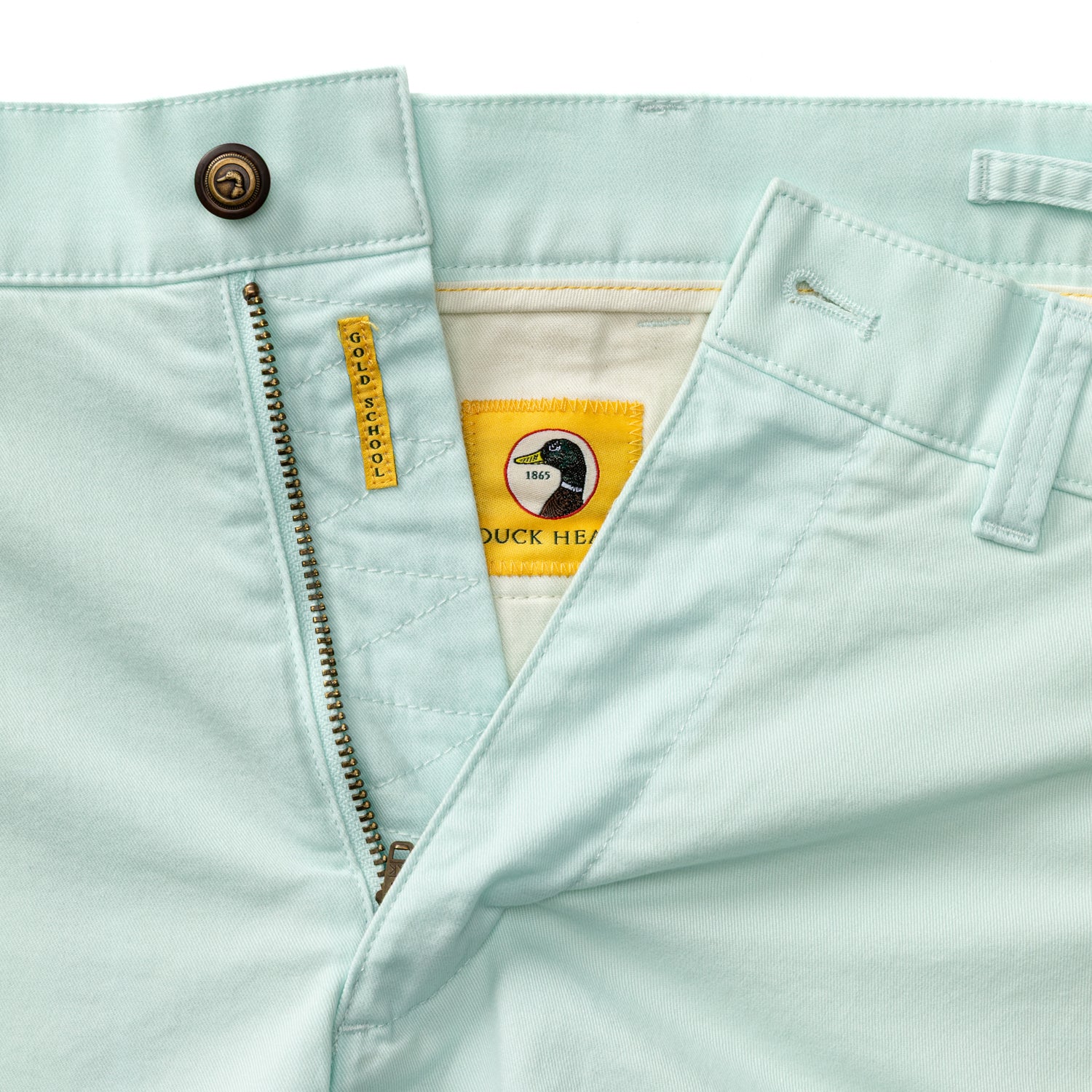 9" Gold School Chino Short - Icy Blue - Image 4