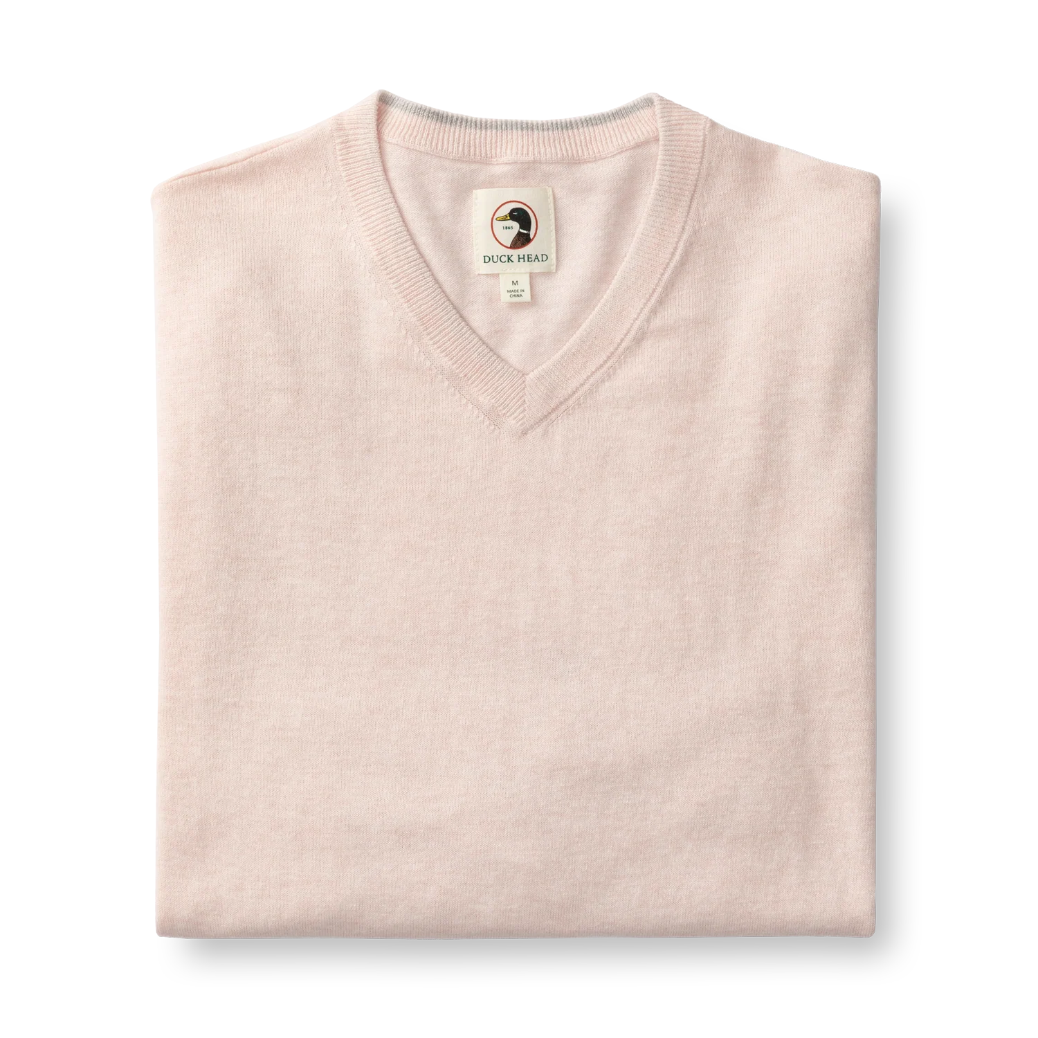 Buckley Jersey V-Neck Sweater - Pastel Pink - Image 2