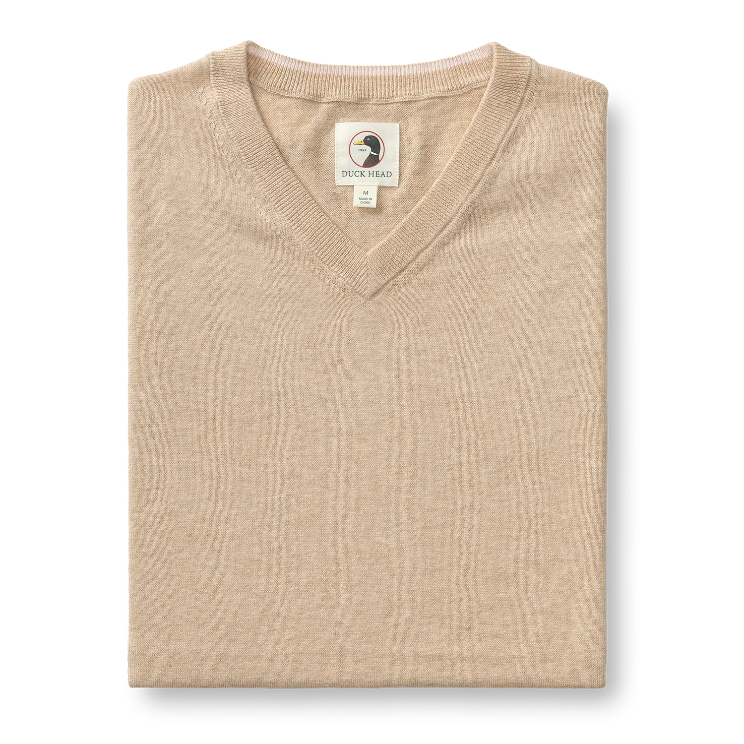 Buckley Jersey V-Neck Sweater - Tan Heather - Image 2