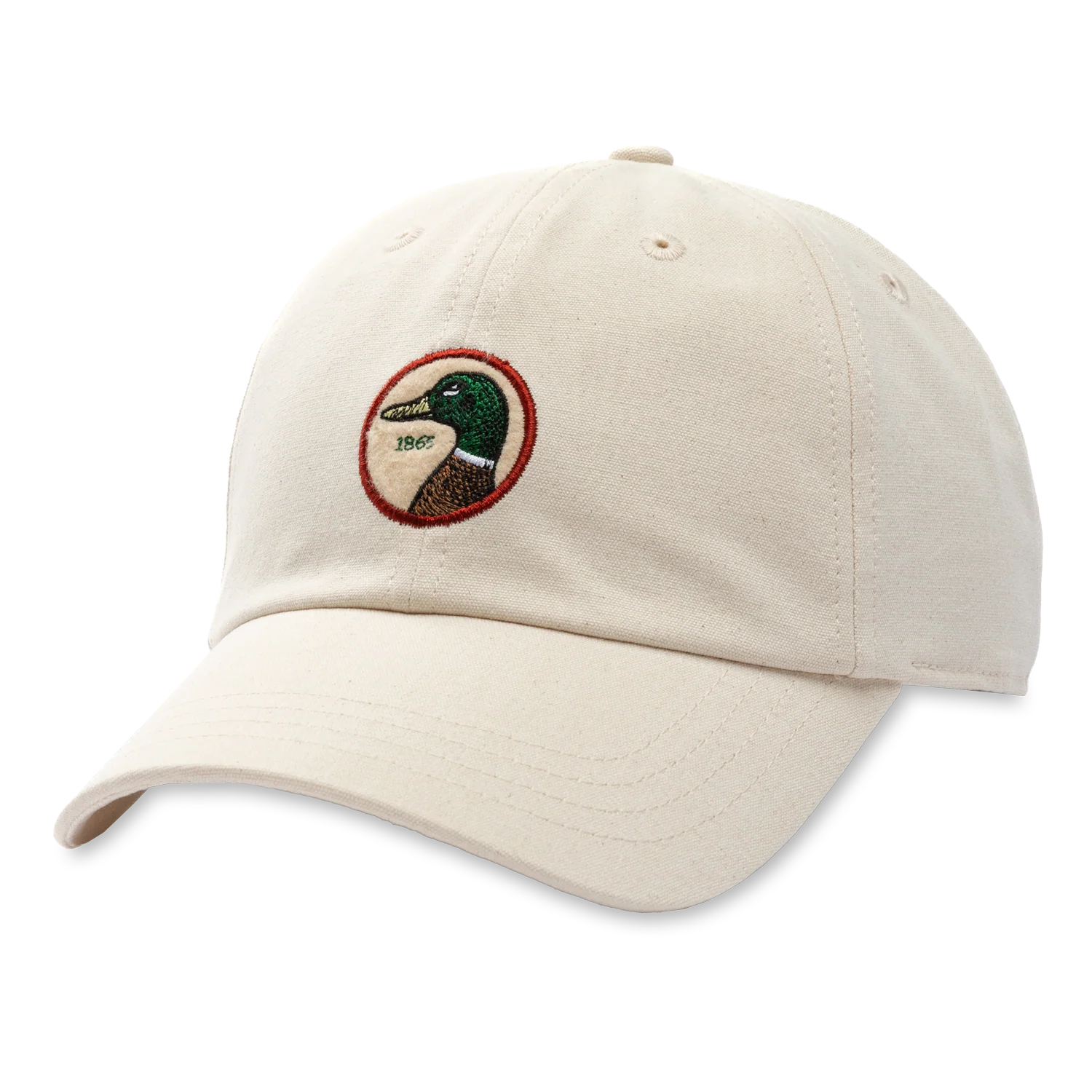 Circle Patch Canvas Hat