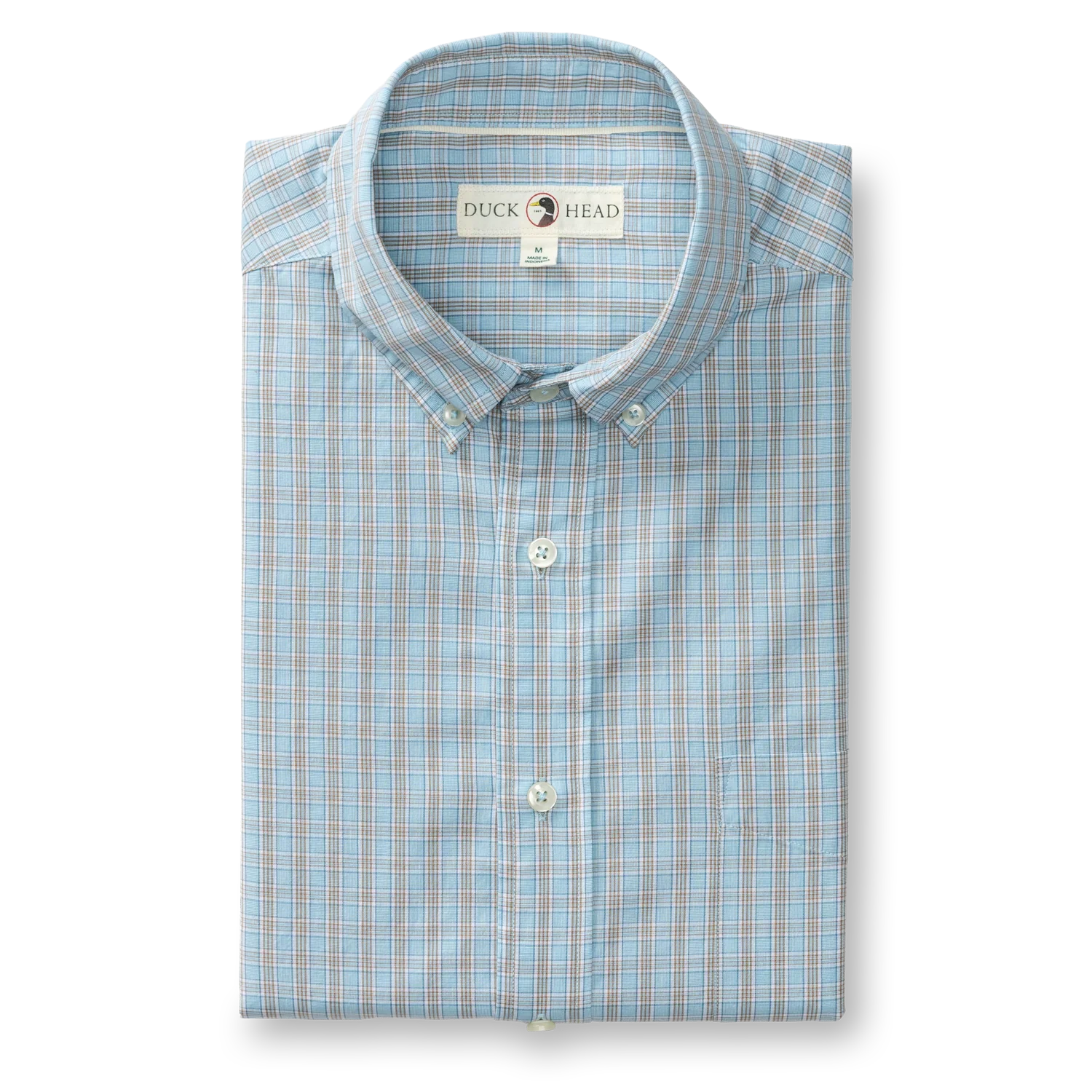 Cotton Cashmere Poplin Sport Shirt - Mattox Plaid - Lake Blue - Image 2