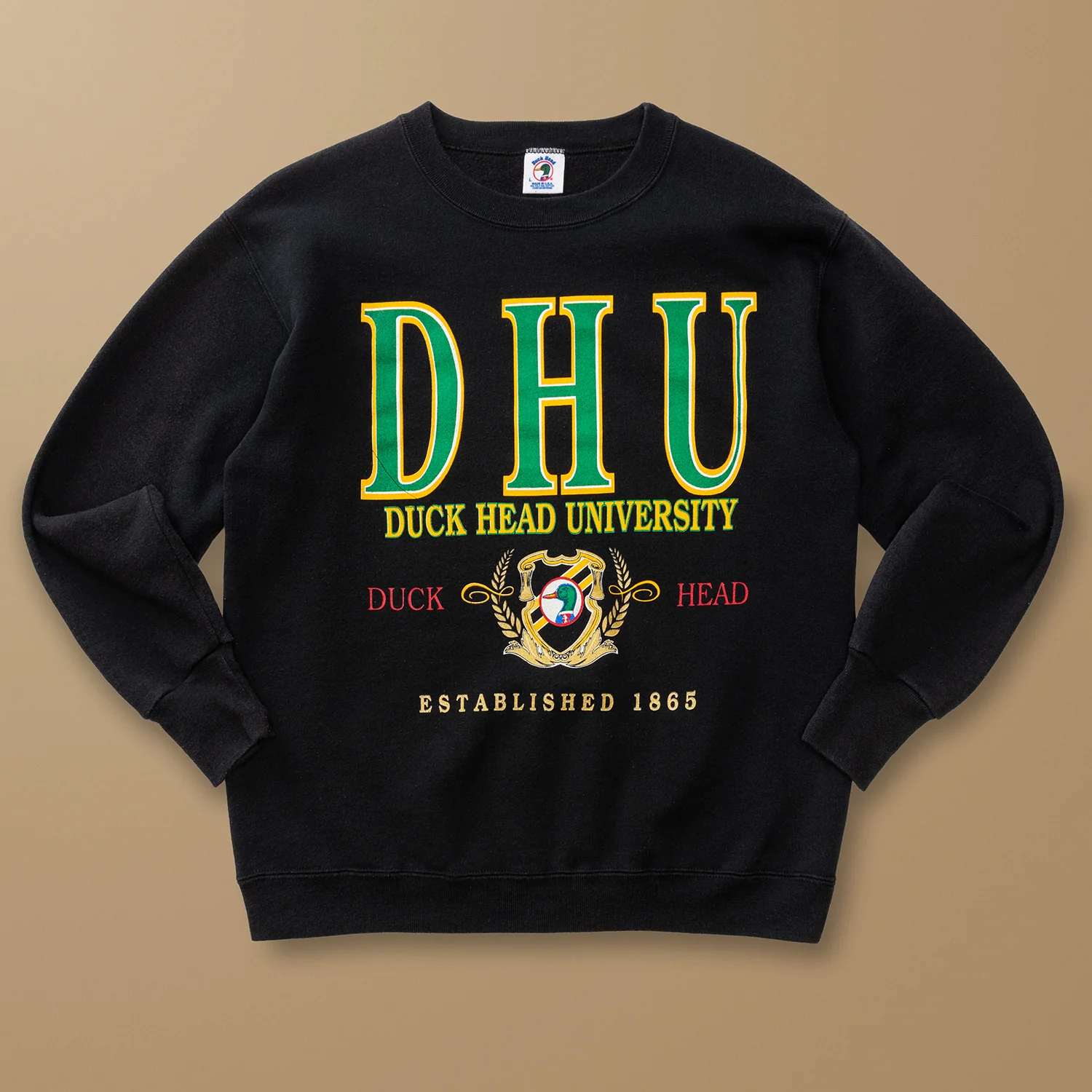 Duck Head University Crewneck Sweatshirt L - Duck Head Vintage