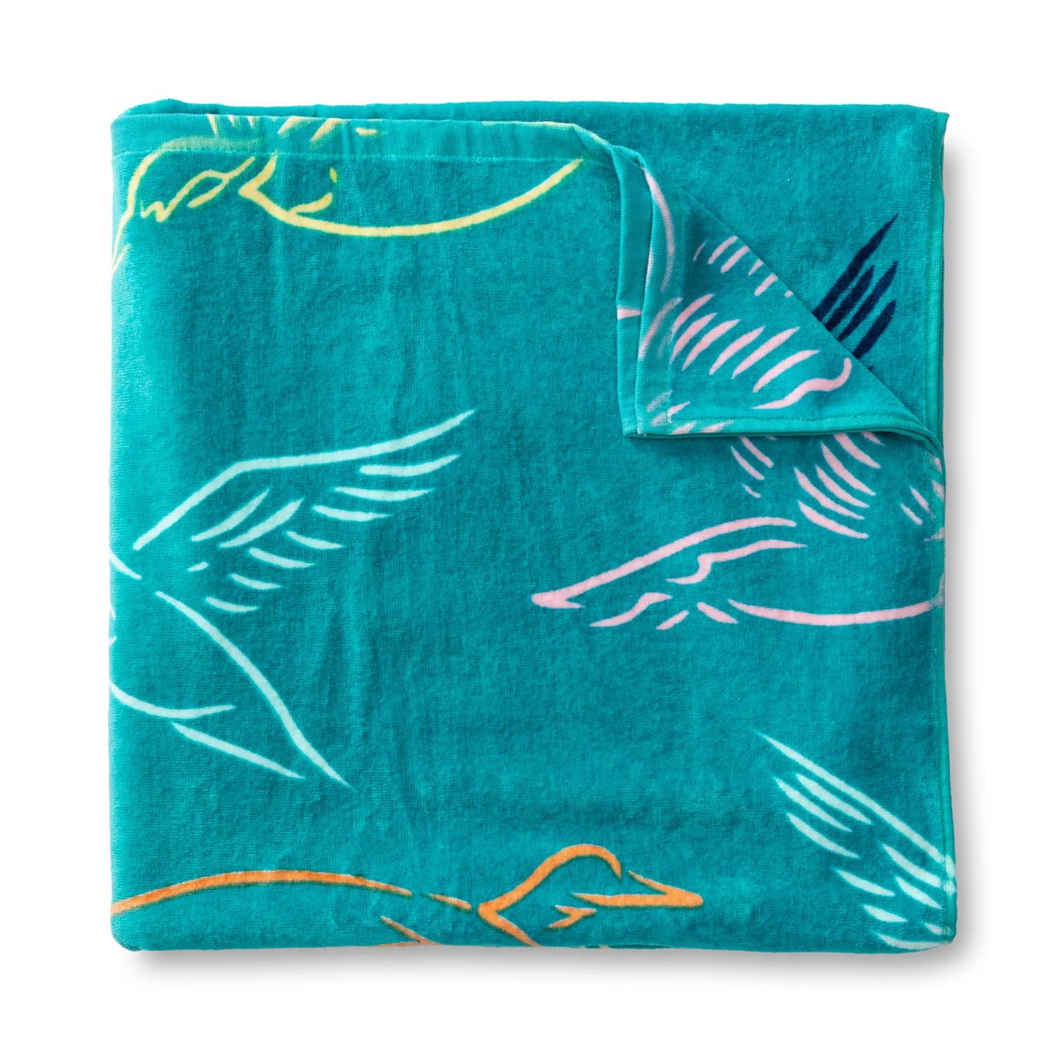 Flying Mallard Beach Towel - Lake Blue - Image 2