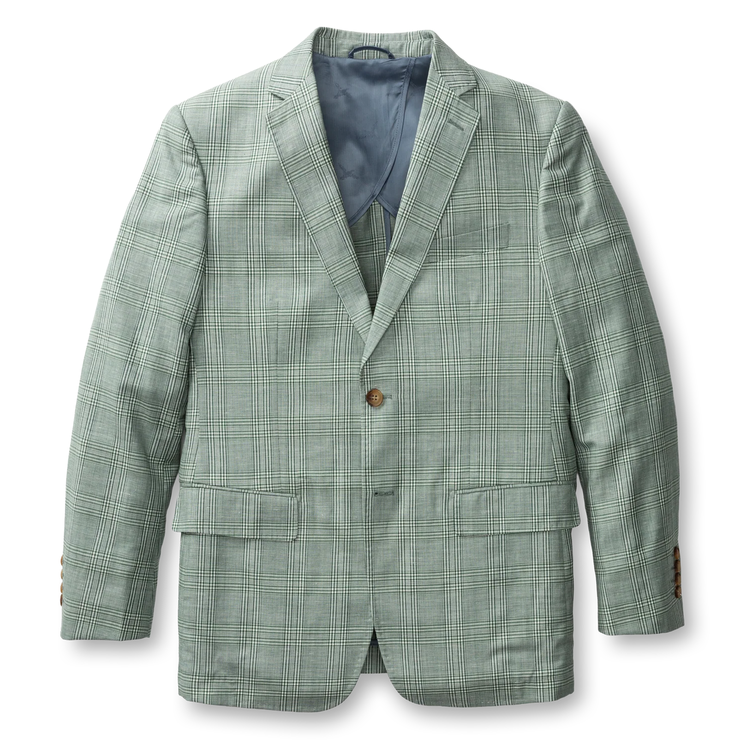 Langdon Plaid Sport Coat - Hunter Green - Image 2
