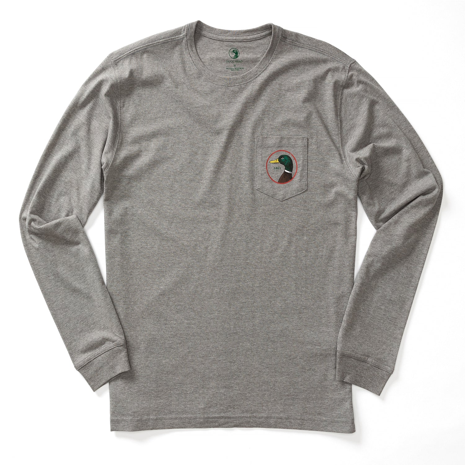 Logo Long Sleeve T-Shirt - Heather Grey - Image 2