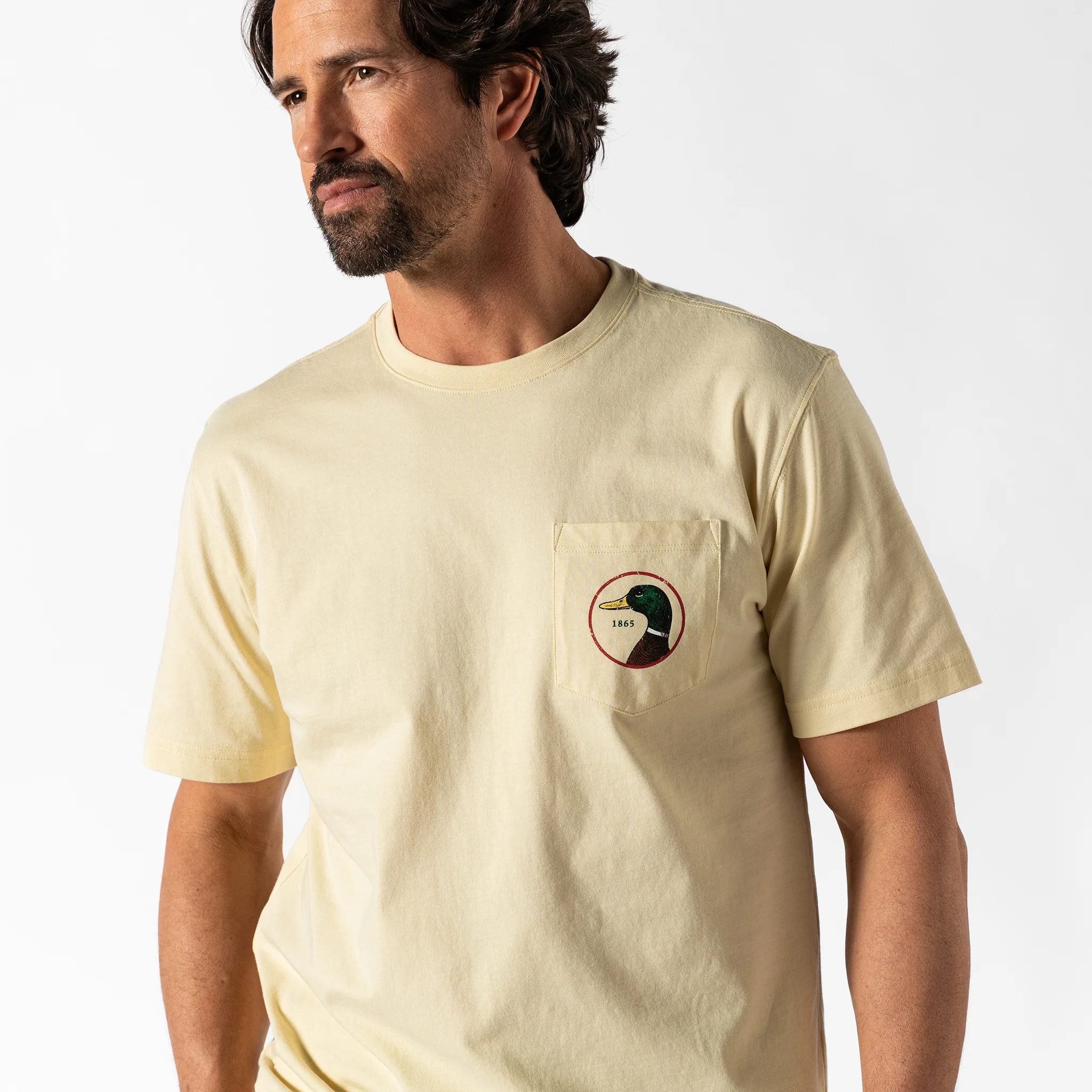Logo Short Sleeve T-Shirt - Pale Yellow - Image 2