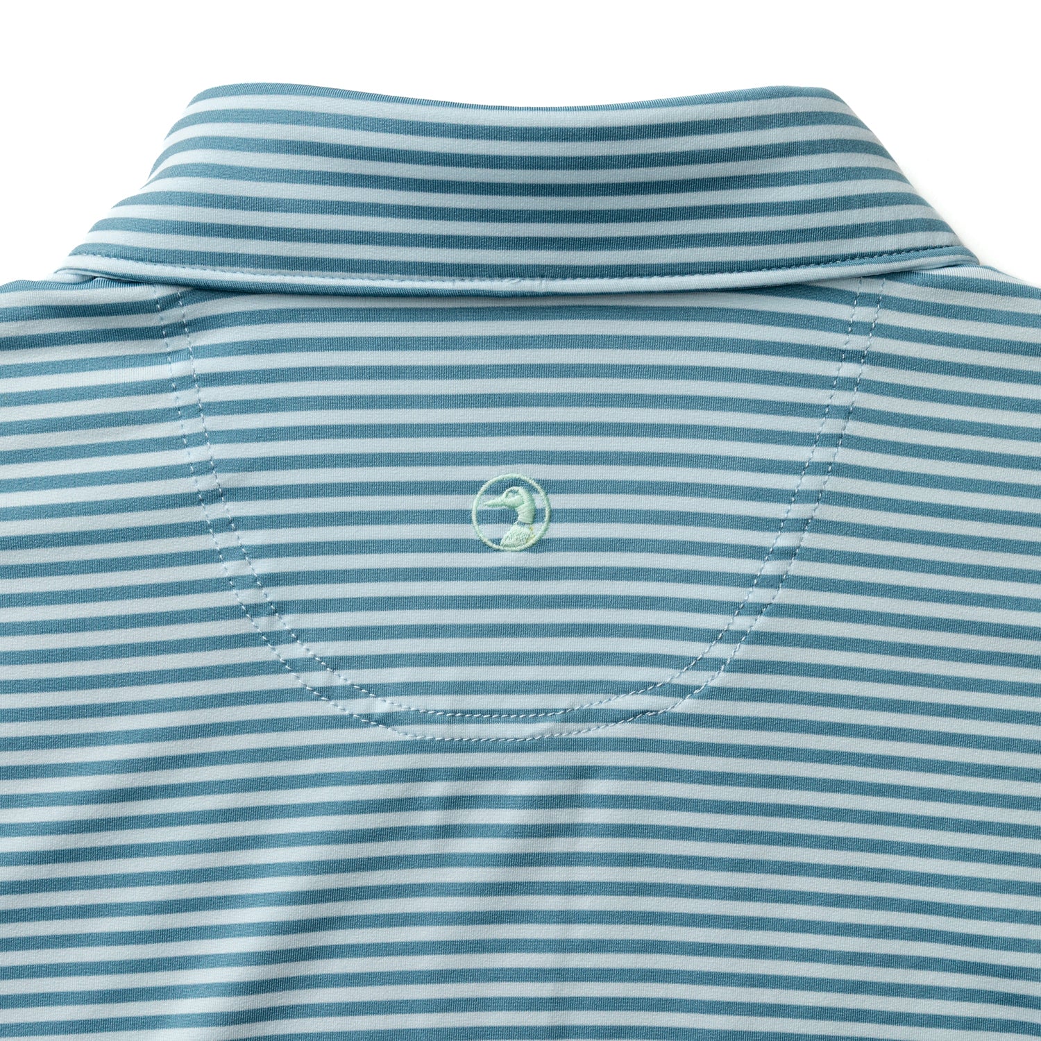 Long Drive Performance Polo - Windor Stripe - Sunwashed Blue - Image 5