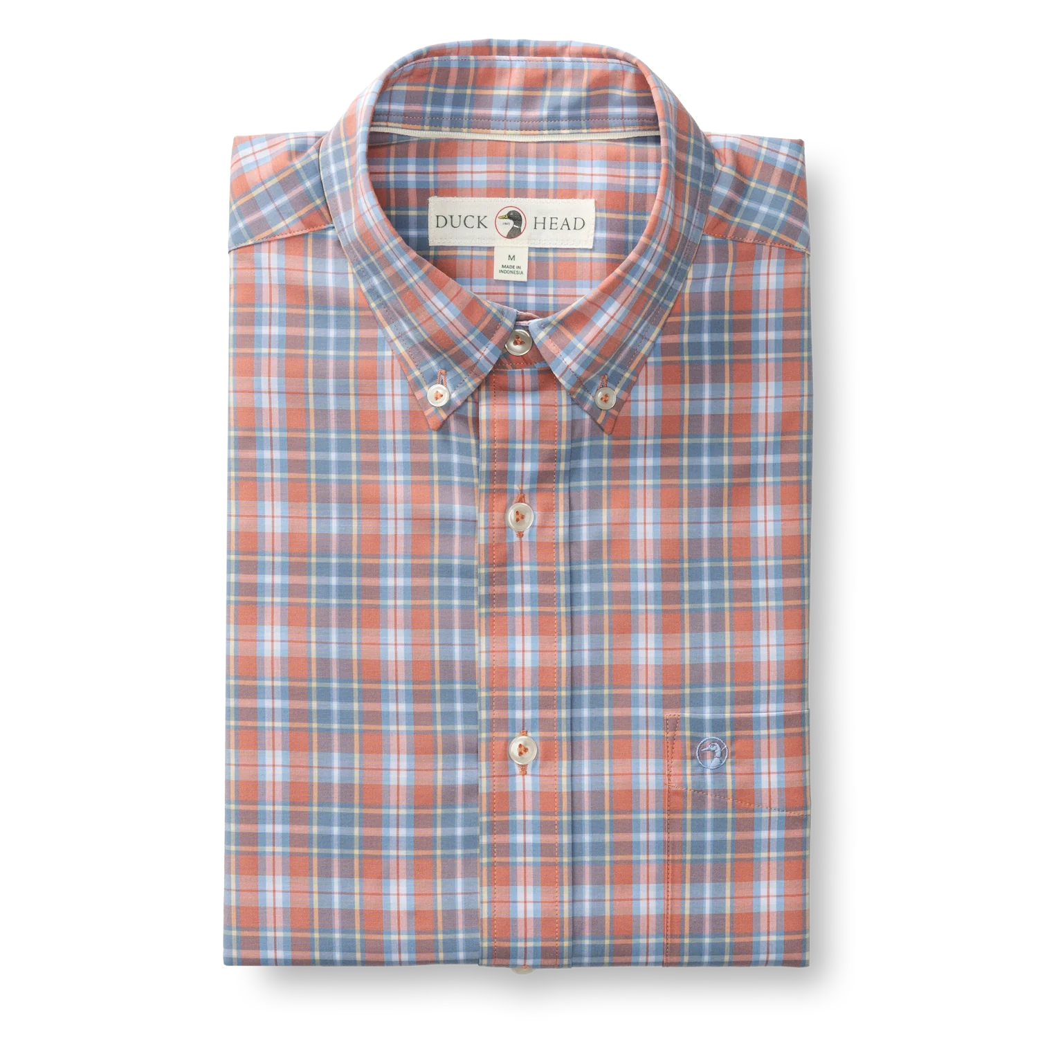 Performance Poplin Sport Shirt - Jeffries Plaid - Rosewood - Image 2
