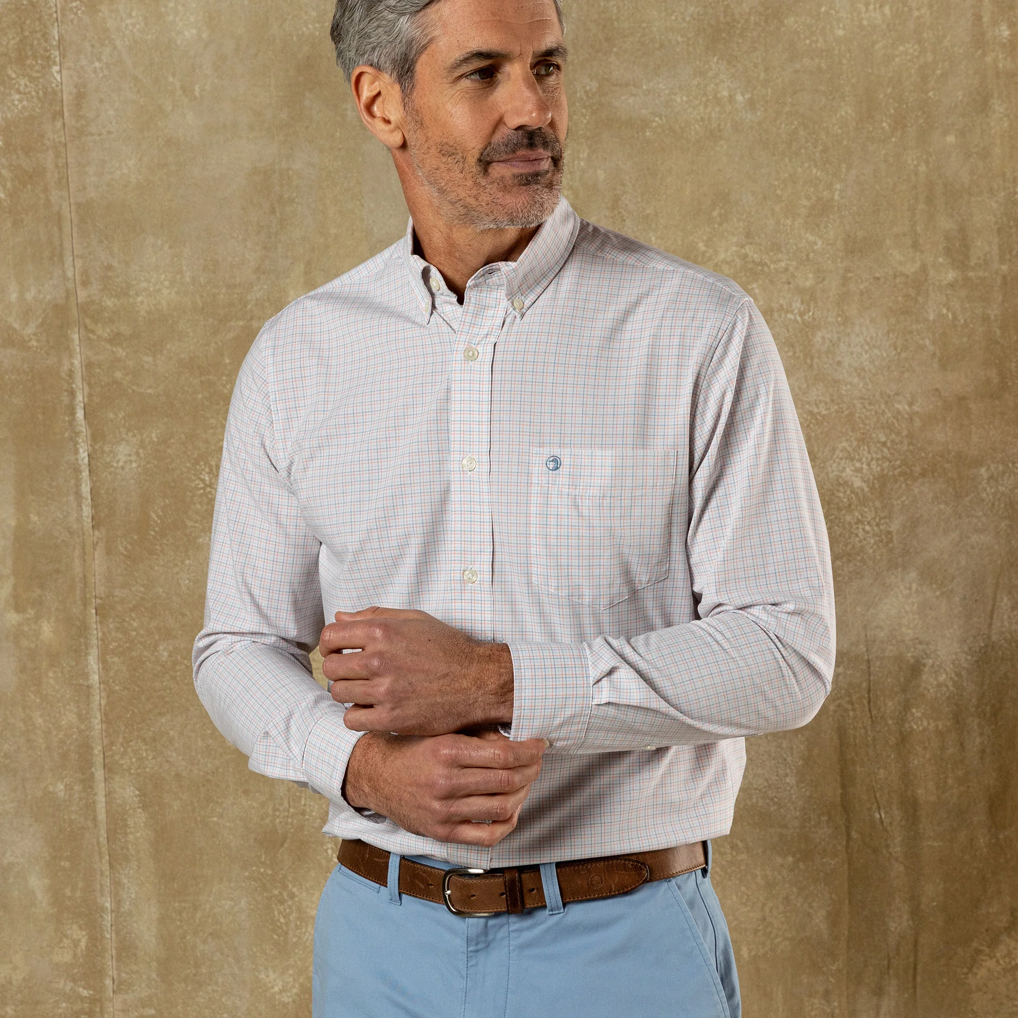 Performance Poplin Sport Shirt - Joiner Plaid