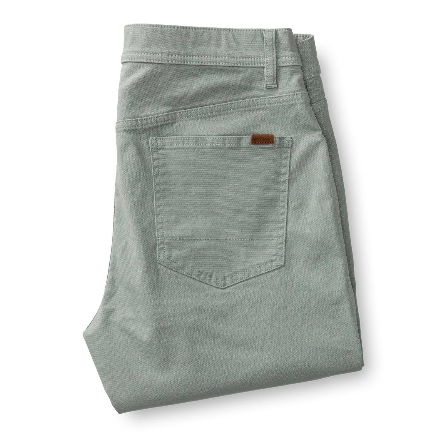 Slim Fit Pinpoint Canvas Five-Pocket - Pewter Grey - Image 3