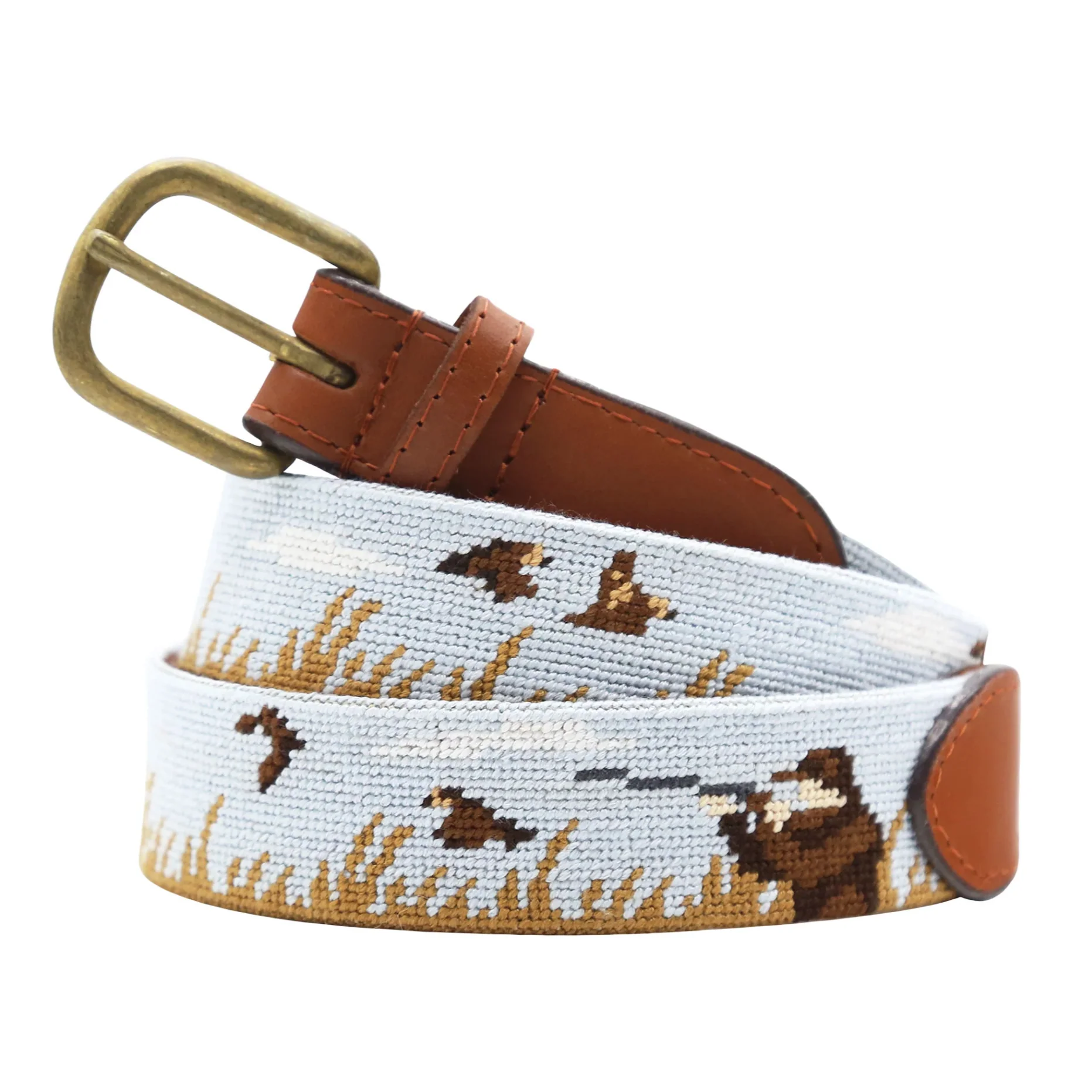 Smathers & Branson Upland Shoot Belt - Light Blue