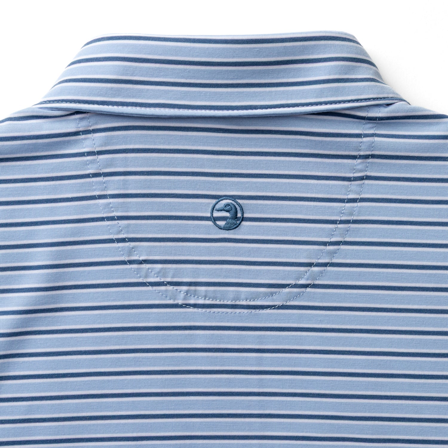 Summerford Performance Jersey Polo - Pierce Stripe - Serenity Blue - Image 5