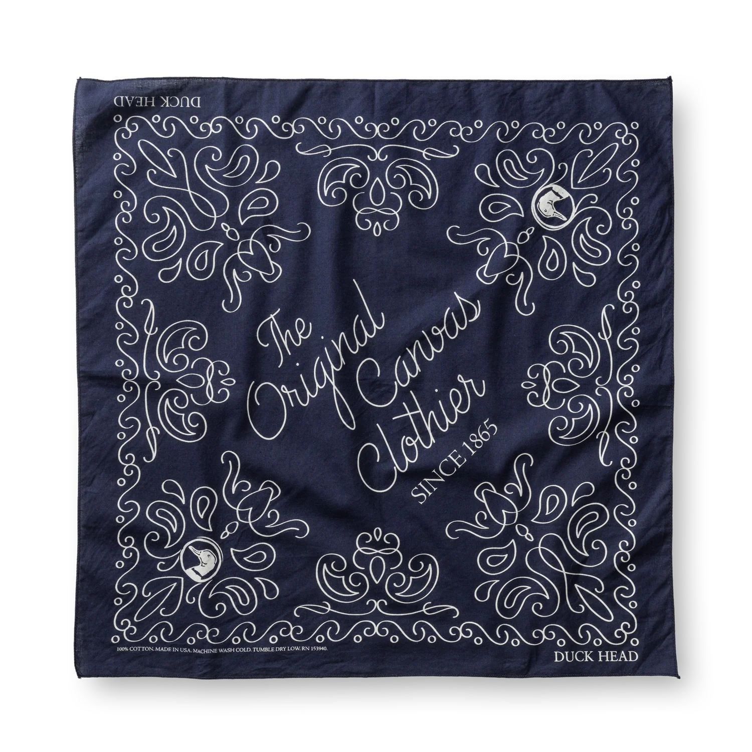 The Original Canvas Clothier Bandana - Maritime Blue