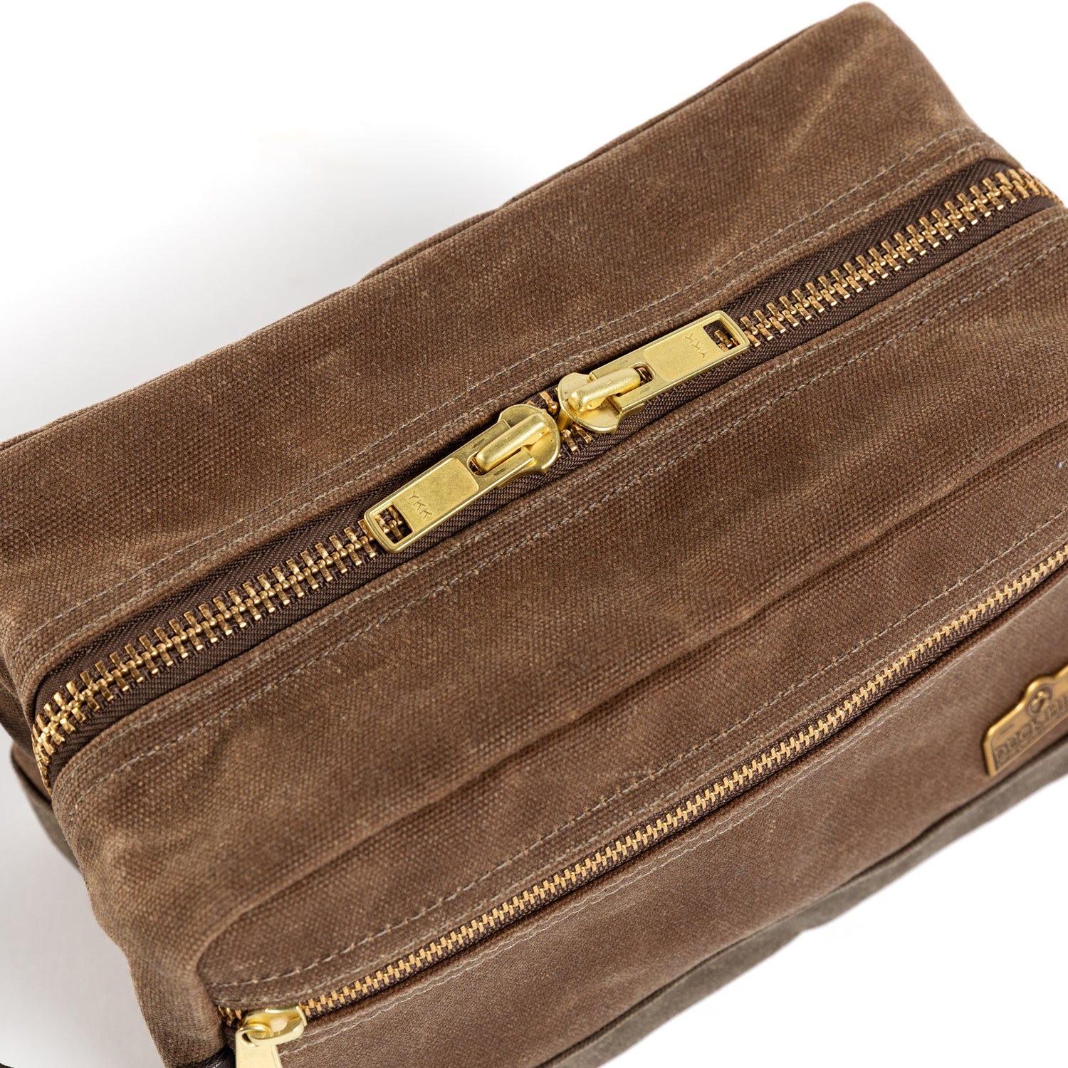Waxed Canvas Dopp Kit - Brush Brown - Image 4