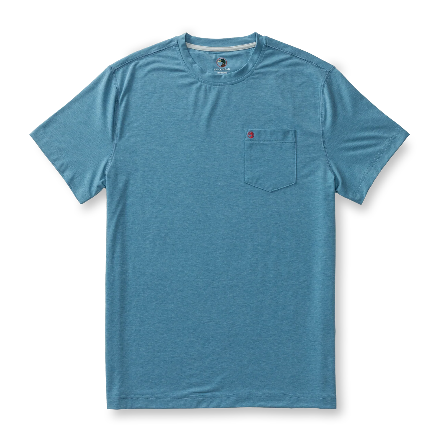 Windward Performance T-Shirt - Sunwashed Blue Heather - Image 2