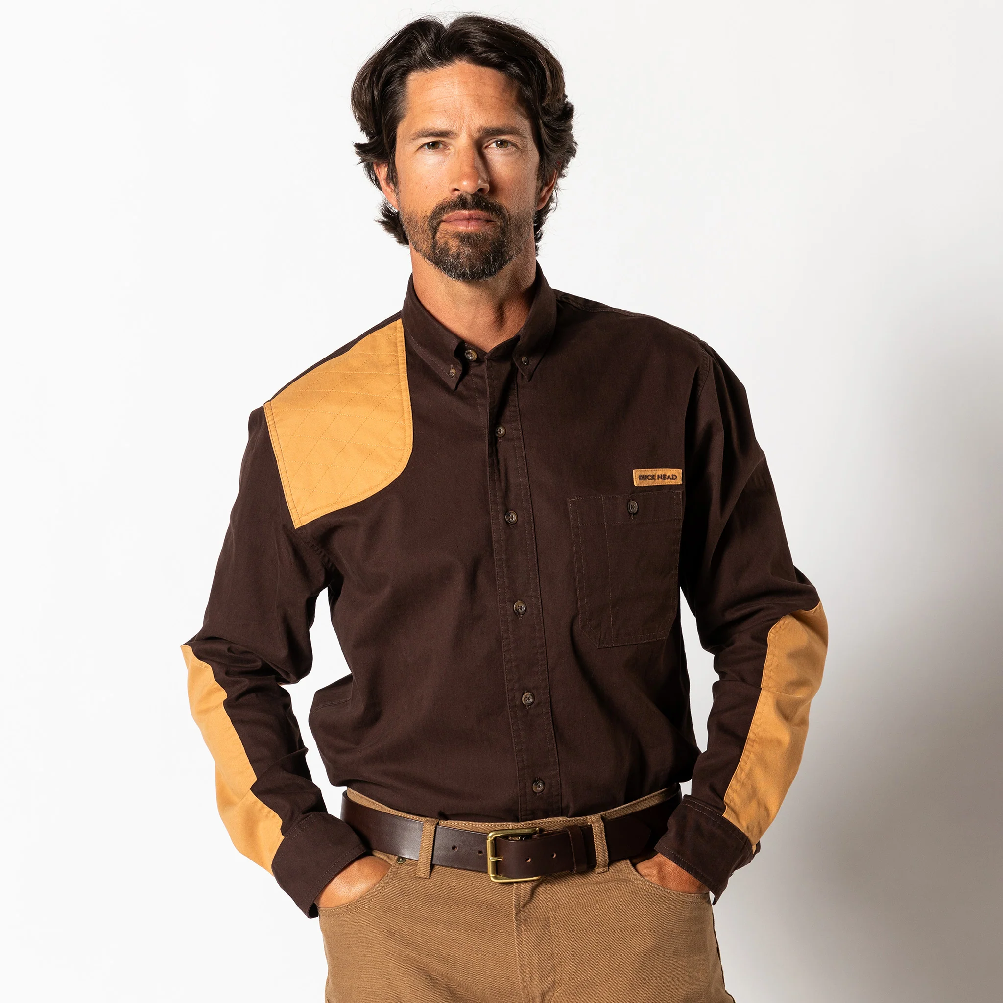 Woodland Shooting Shirt - Dark Brown - Image 2