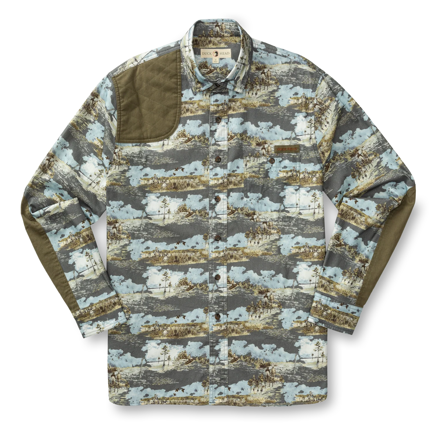 Woodland Shooting Shirt - Marshland Print - Image 3