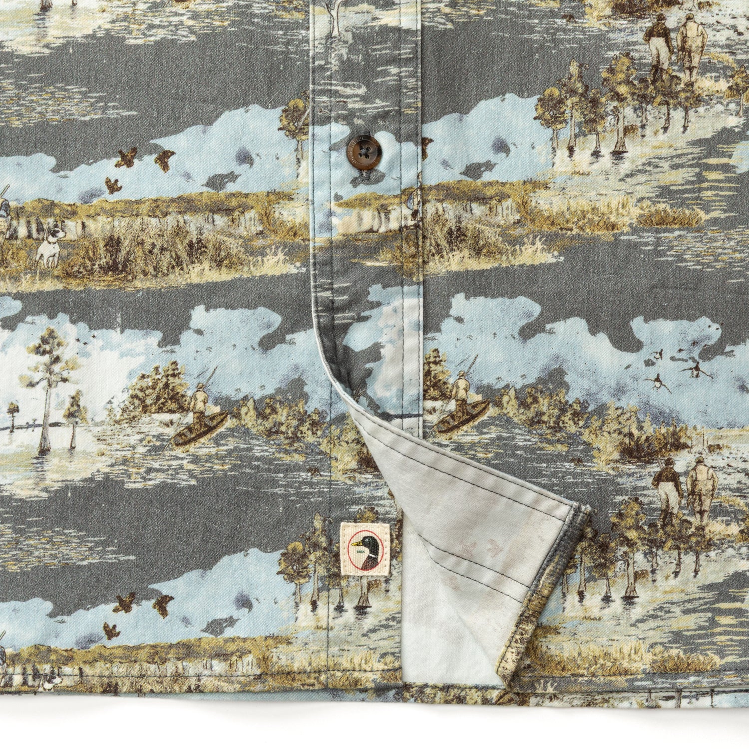 Woodland Shooting Shirt - Marshland Print - Image 5